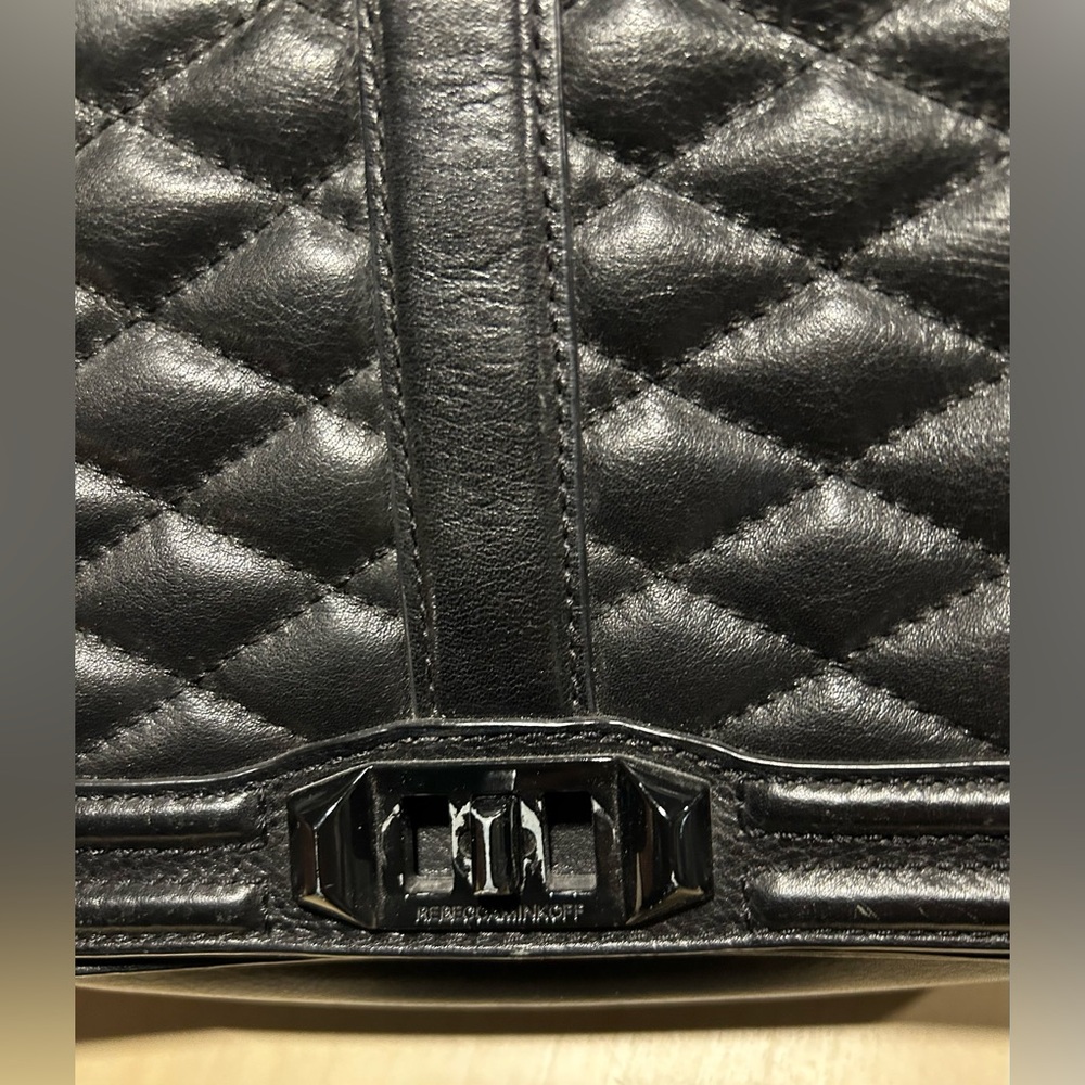 Rebecca Minkoff - small black leather handbag - Picture 9 of 11